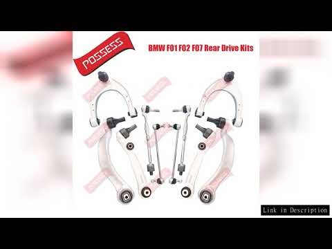 10 Pieces Front Suspension Control Arm Stabilizer Link Tie Rod End Kits For BMW 7 Series F01 F02 F03