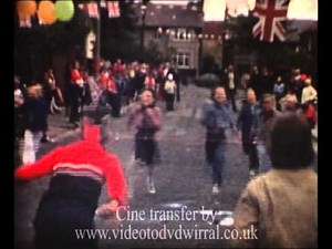 1977 Silver Jubilee Party in Wallasey & The Queen's visit on Royal Iris - Cine Film Transfer