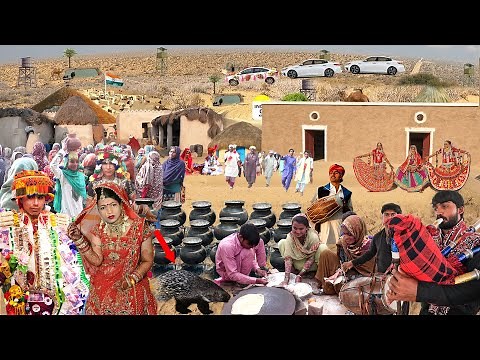 Tribal Women Marriage Ceremony in Desert Pakistan | Unique Cultural Marriage in Village