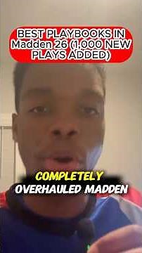 The NEW Best Playbooks in Madden 26! 🔥 (1,000 New Plays) #shorts