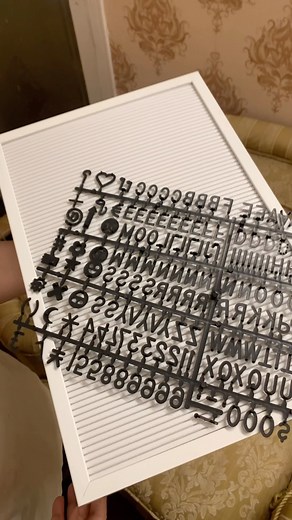 10K views | 12 x 18 inches White complete Pvc Letter board with 160...