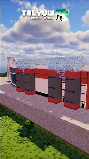 Minecraft | How to Build a Old Trafford Part 6 🔴⚽🏟️ #minecraft #minecraftshorts