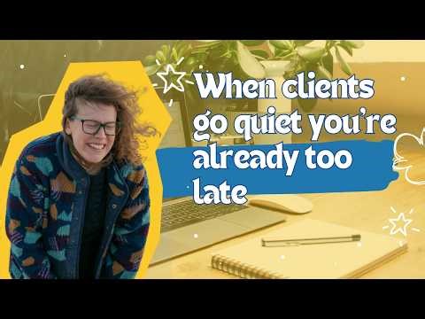 By the time a client goes quiet, you're already 3 weeks too late