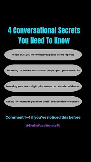4 Conversational Secrets You Need To Know
