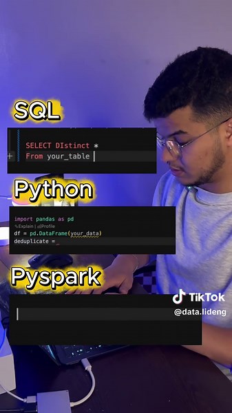Remove duplicates in SQL , python(pandas) and pyspark . What is your favourite ? #sql #pythonprogramming #pyspark #python #dataengineering