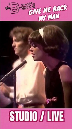 The b-52's Give Me Back My Man Studio version / Live version ✨️🤘🏻✨️ #music #80s #b52s #rock #newwave