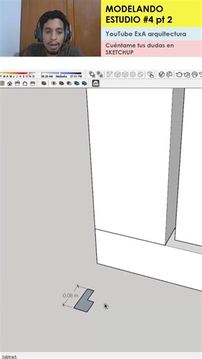 8.9K views · 142 reactions | Aprende SketchUp - MODELANDO ESTUDIO #4 #pt2 #sketchup #sketchup3d #sketchuptutorial #sketchuppro #sketchuptips #sketchupmodel #sketchup2021 | Sketchup Model Free | Facebook