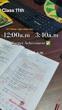 How I Study Late Night 🌌 | 12 AM to 3:40 AM Routine #studentlife #study #shorts #night