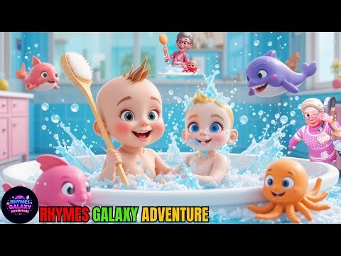 The Bath Song Sea Animals | Ocean Bath-Time Rhyme for Kids | Fun Underwater Nursery Song