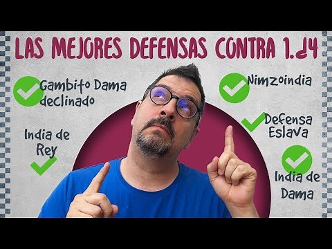 😍 Las 5 mejores DEFENSAS en ajedrez contra 1.d4