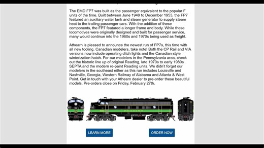 每周HO火车模型新品回顾2026年1月12日！视频搬运