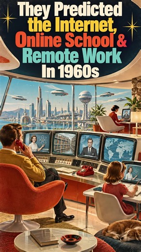They Predicted the Internet, Online School & Remote Work In 1960s Decades before the internet became part of everyday life, people in the 1960s imagined worldwide digital libraries, online education, computer teachers, and working from home. See how remarkably accurate these vintage predictions were about the internet, remote work, online school, and our connected digital world. #InternetHistory #1960s #FuturePredictions #RetroFuturism #TechnologyHistory internet technology future retrofuturism 