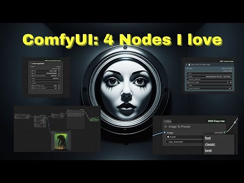 ComfyUI: Batch Images from Folder, Find their Prompts, Save Them, then KSampler! (4 Nodes I love)