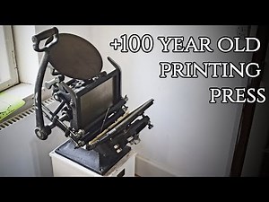 (Antique) Tools - Eickhoff Table Top Printing Press