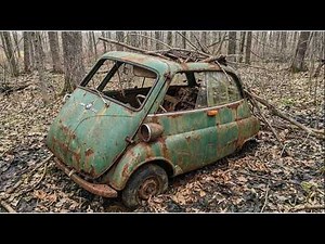 Asmr Car Restoration! Full Restoration of a BMW Isetta 300 from Total Disrepair to Looking New