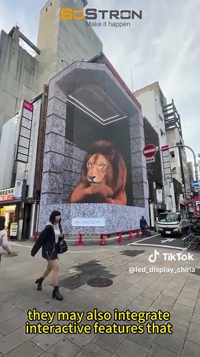 Innovative technology of 3D LED billboards! #3D #LED #technology | led