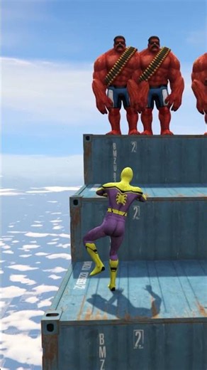 GTA 5 Epic Water Ragdolls Spiderman Jump/Fails Ep #shorts