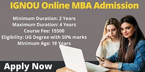 IGNOU Online MBA Admission 2025: Last Date, Fees, & Status