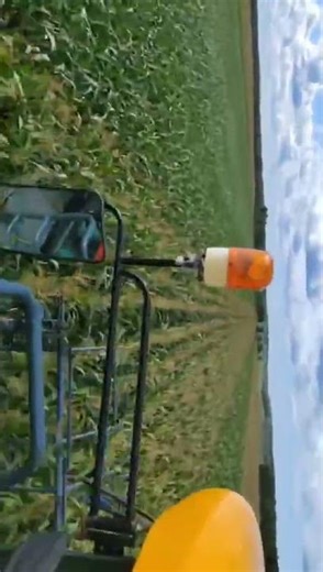 A reliable self-propelled corn topping machine is currently perform topping operation