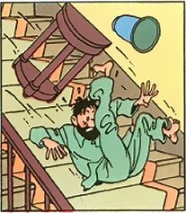 Staircase Tumble - TV Tropes