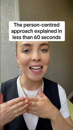 The #personcentredapproach explained in less than 60 seconds!