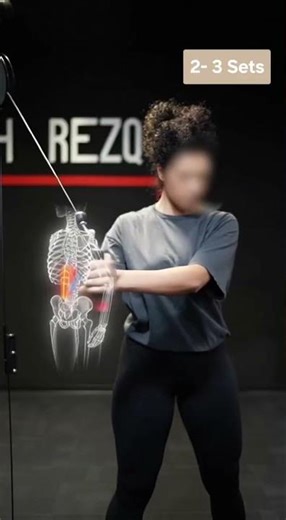 ✅️Cable torso twists / Cable torso rotations workout...