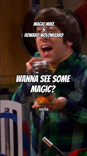Magic Mike & Howard Wolowizard showing off with some magic tricks