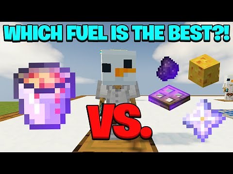The BEST FUEL FOR MINIONS in Hypixel Skyblock