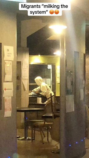 221K views · 4.3K reactions | Migrants “stuffing their faces”  … “milking the system “ part two! #migration #security Raise the colours | Andy Public UK | Facebook