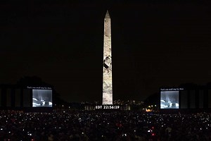 11K views · 667 reactions | Experience the drama of the LM descent, 1202 alarm, touchdown, and first steps on the Moon during the Apollo 11, projected on the Washington Monument from our "Go for the Moon" show. Watch the full show: youtu.be/R7ayx7CuKFs | National Air and Space Museum, Smithsonian Institution | Facebook