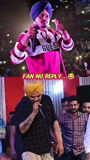 Sidhu Moosewala Ne Deta Fan Nu Reply 😂