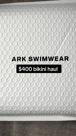 $400 bikini haul from @Ark Swimwear 🤍 First impression, I love the buttery fabric of all the bikinis and shipping was fast. Overall these are very minimal coverage so they’re great for tanning in. I’m a 32D and would recommend sizing up to a large for the tops. When sizing they recommend having tops and bottoms fit tight so when wet they better shape ans fit to your body without getting baggy #ark #arkswimwear #bikinihaul #bathingsuit #product #productreview #minimal #expensive #fyp #summervibe