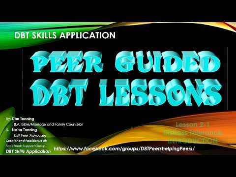 DBT Skills Application 2-1 Intro to Distress Tolerance