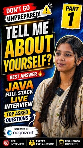 Tell Me About Yourself | Java Interview Questions