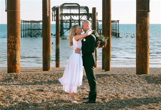 Bride and groom hitchhike to wedding after taxi mix-up