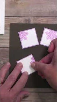 DIY Christmas Snowflake Card in 5 Minutes | Easy Handmade Card Layout Idea