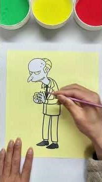 Old man #simpsons #art #satisfying #relaxing #drawing #cartoon
