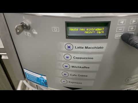 WMF Bistro easy TechnikerPin - einstellen der Wartung / WMF Bistro easy technician pin
