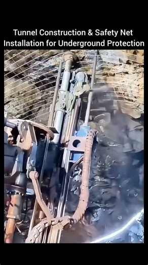 Tunnel Construction & Safety Net Installation for Underground Protection