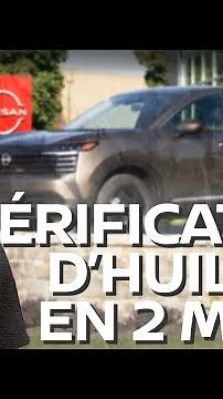 Comment vérifier le niveau d'huile EN 2 MIN !! #astucesauto #nissanlongueuil #Nissan