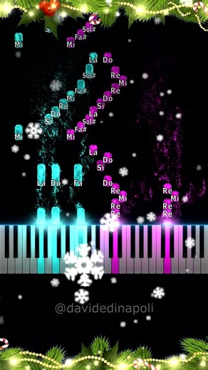 Carol of the Bells suona facilmente col #pianoforte #piano #pianola #pianotutorial