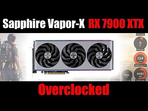 Sapphire NITRO+ RX 7900 XTX Vapor-X | Overclocked
