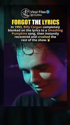 When Billy Forgot His Own Lyrics To A Smashing Pumpkins Song