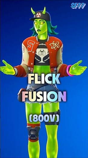 포트나이트 '플릭 퓨전' 신규 스킨 리뷰('FLICK FUSION' Fortnite New skin 4K Showcase)(フォートナイ 'フリック・フュージョン')