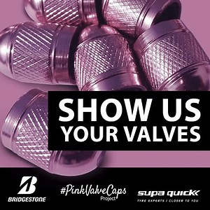 Become a pink guardian and spread the #SupaLove 💖💗💞💝💘💟 Show us your #PinkValveCaps and join hundreds of heroes that have helped us to raise funds for the PinkDrive! | Supa Quick