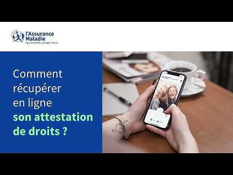 Tutos ameli | Comment récupérer en ligne son attestation de droits ?