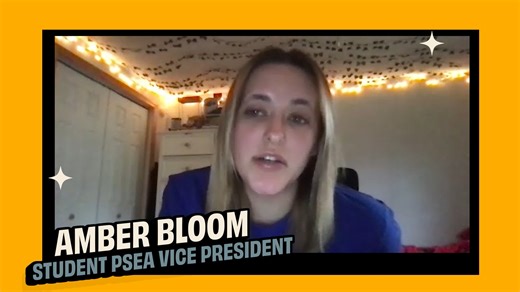 Amber Bloom, Student PSEA Vice President: Stipend