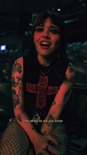 backstage at pierce the veil talking afraid to die #ptv #lyrics