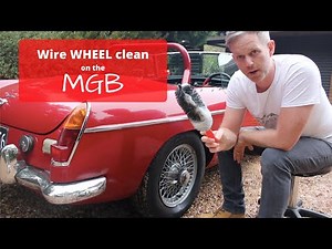 Quick Wire Wheel clean on the MGB