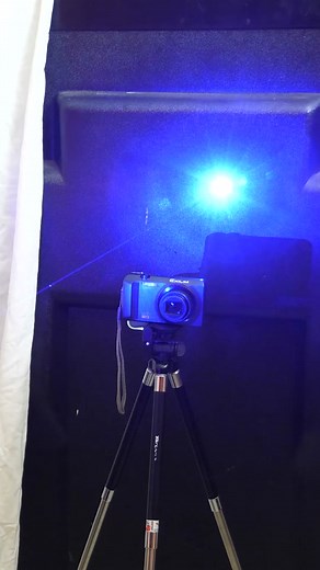 I Shined a 3W Laser Directly In My Camera #science #physics #learning #education #theactionlab